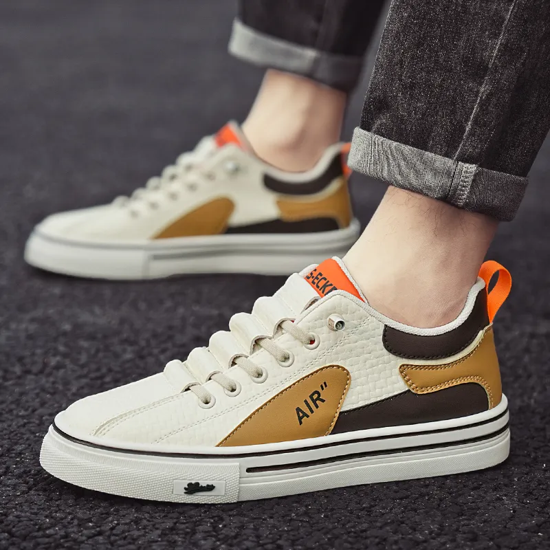 BINGO DUCK Lightweight Coverage Low Top Skateboard Shoes Men's-1