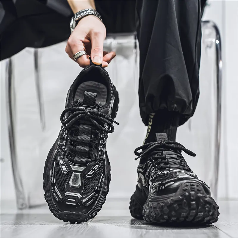 BINGO DUCK Coverage, Breathable, Height Increasing Low Top Chunky Sneakers Men's-12