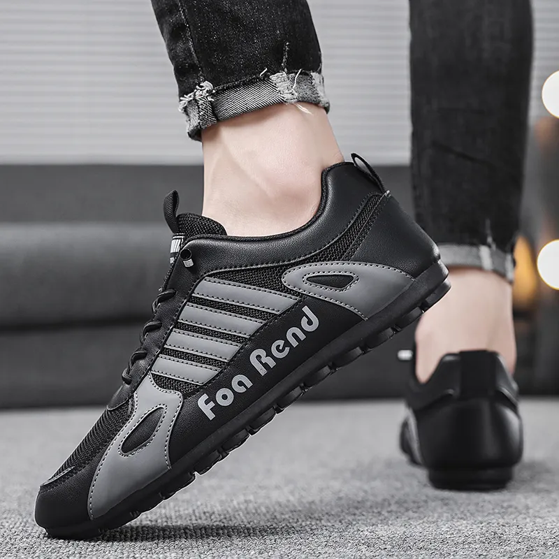 BINGO DUCK Shock Absorbers With Slip Resistant Features Low Top Casual Shoes Men's-12