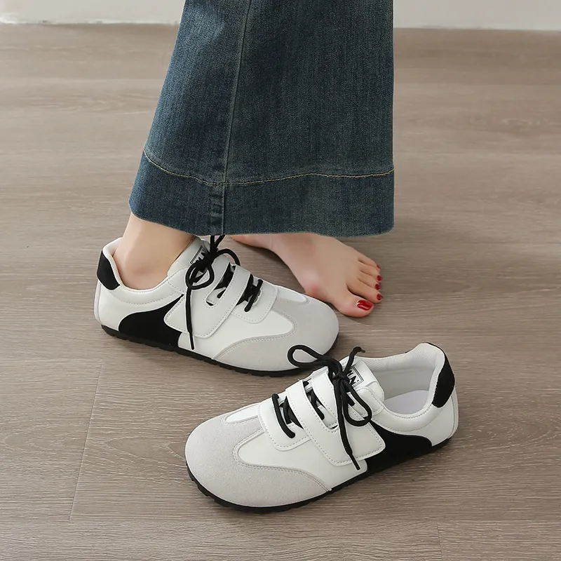 BINGO DUCK Shock Absorbers Slip Resistant Breathable Low Top Casual Shoes Women's-1