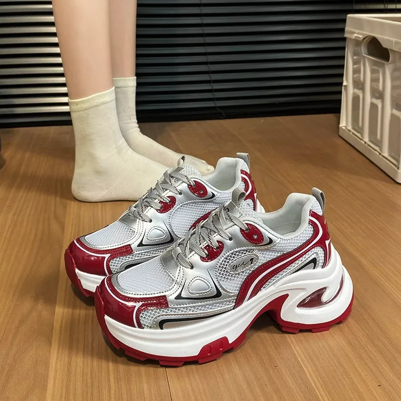 JimiXiong Low Top Chunky Sneakers Women's-4