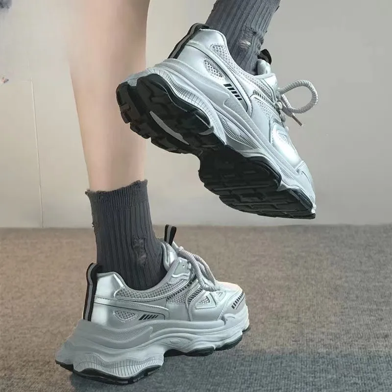 PARK DANCE Low Top Chunky Sneakers Women's-1