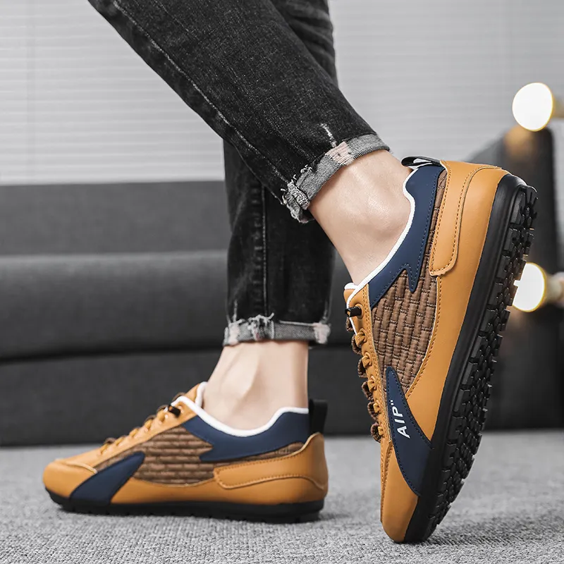 BINGO DUCK Shock Absorbers Low Top Skateboard Shoes Men's-27