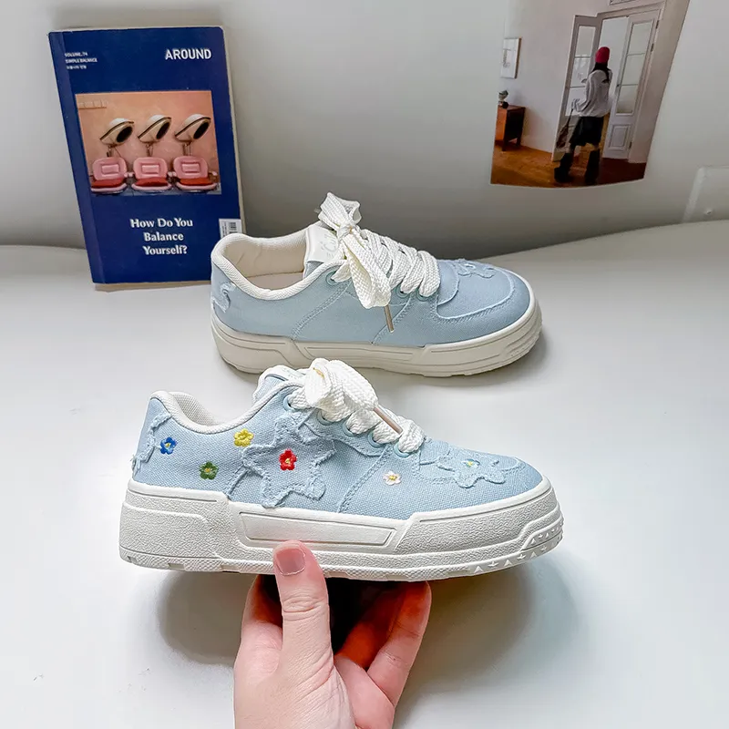 BINGO DUCK Slip Resistant And Breathable Low Top Skateboard Shoes Women's-10