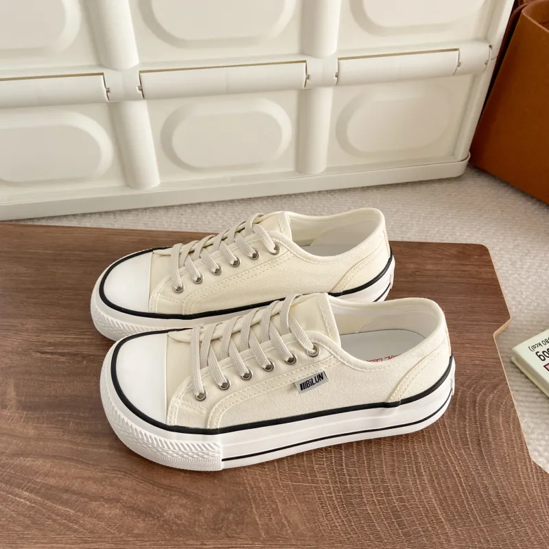 JimiXiong Breathable Low Top Canvas Shoes Women's-5