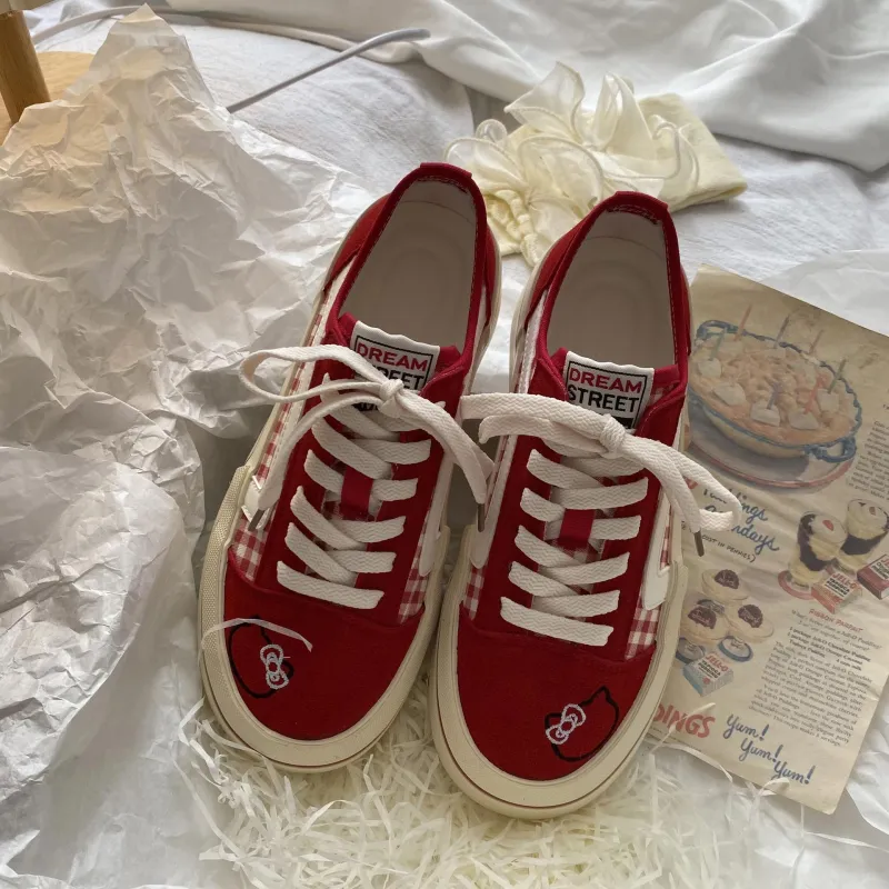 JimiXiong Low Top Canvas Shoes Women's-8