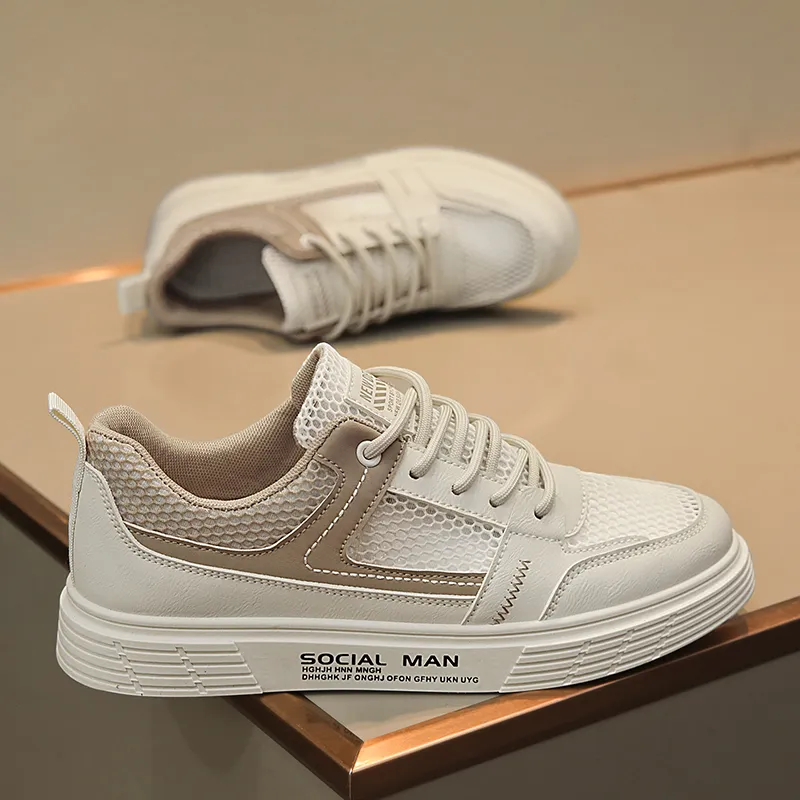 BINGO DUCK Slip Resistant And Breathable Low Top Skateboard Shoes Men's-19