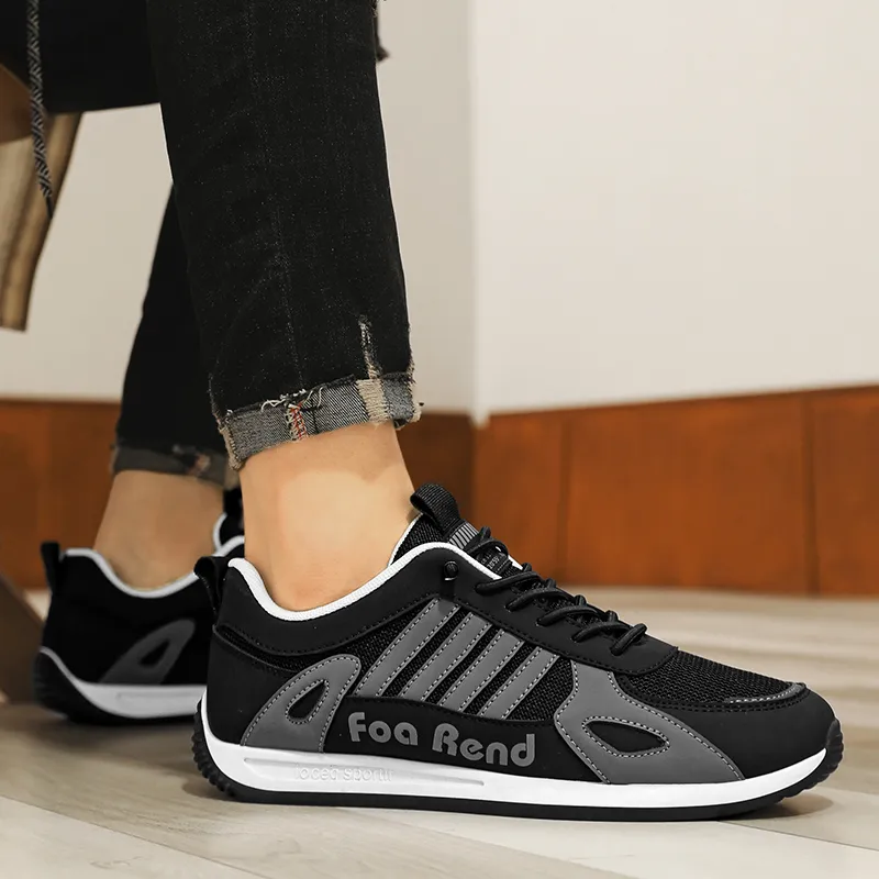 BINGO DUCK Slip Resistant Low Top Casual Shoes Men's-11