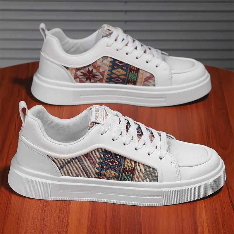 BINGO DUCK Slip Resistant Low Top Skateboard Shoes Men's-12