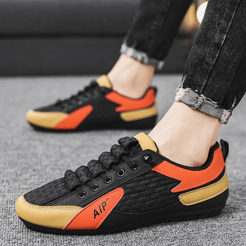 BINGO DUCK Shock Absorbers Low Top Skateboard Shoes Men's-19
