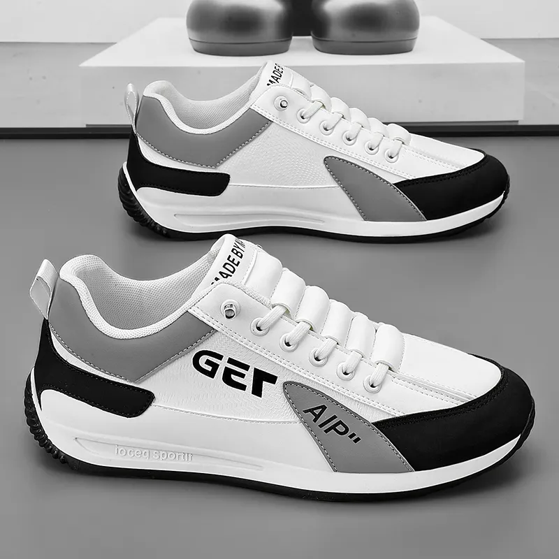BINGO DUCK Slip Resistant Breathable Cushioning Low Top Casual Shoes Men's-1