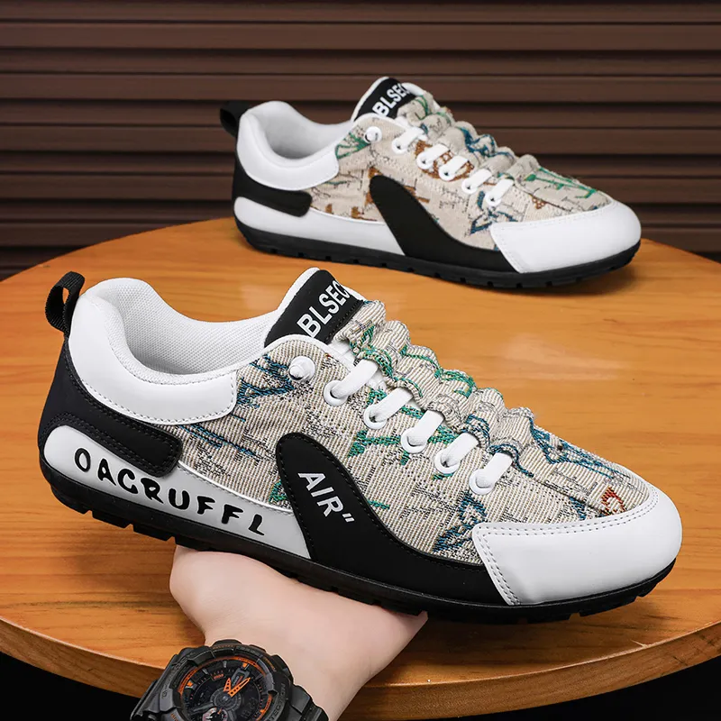 BINGO DUCK Slip Resistant Low Top Casual Shoes Men's-8
