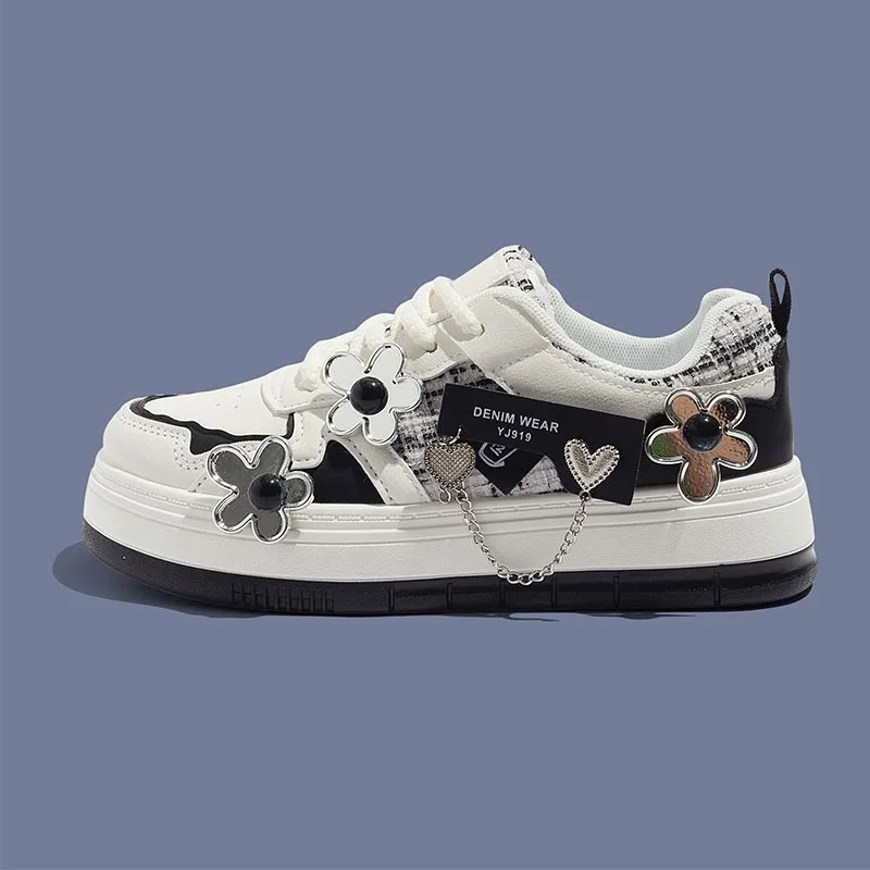 BINGO DUCK Skateboard Shoes Women's-3