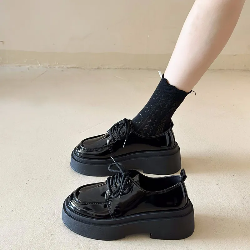 PARK DANCE Casual Single Shoes Women's Black-1