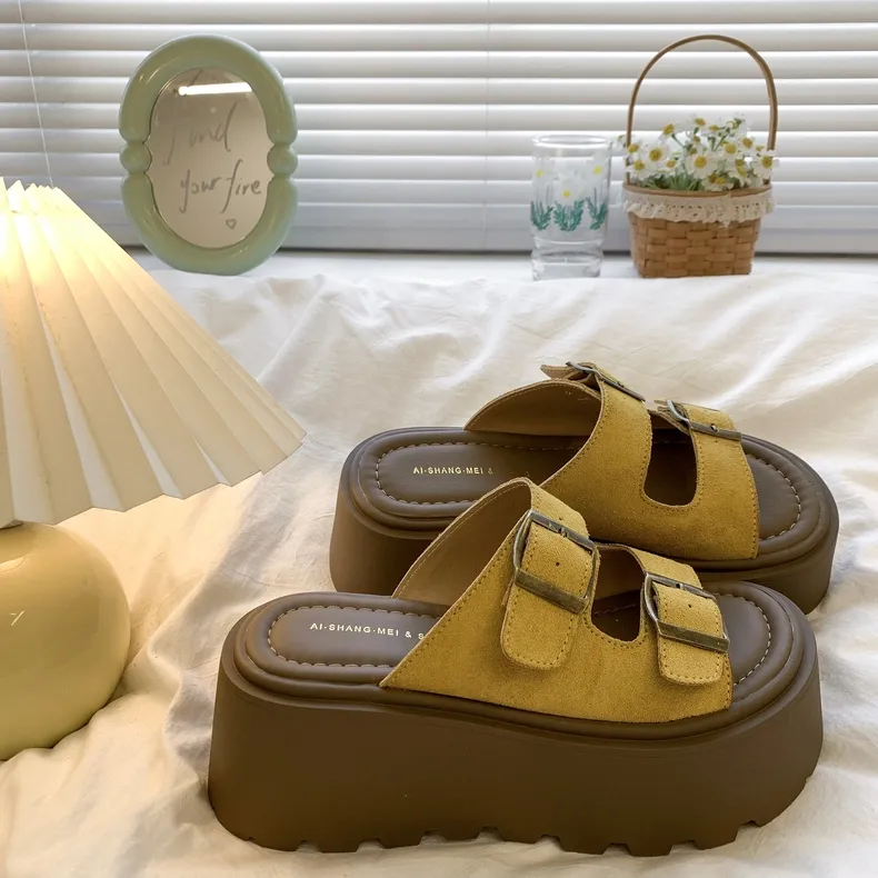BINGO DUCK One Strap Sandals Women's-3