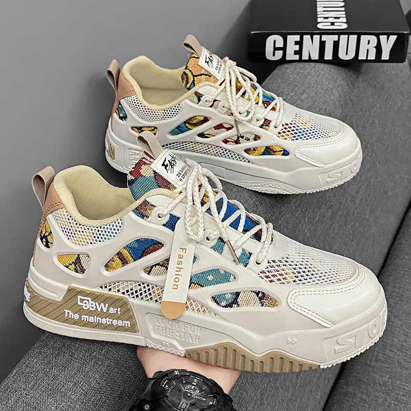 BINGO DUCK Slip Resistant, Abrasion Resistant, Breathable Low Top Casual Shoes Men's-15