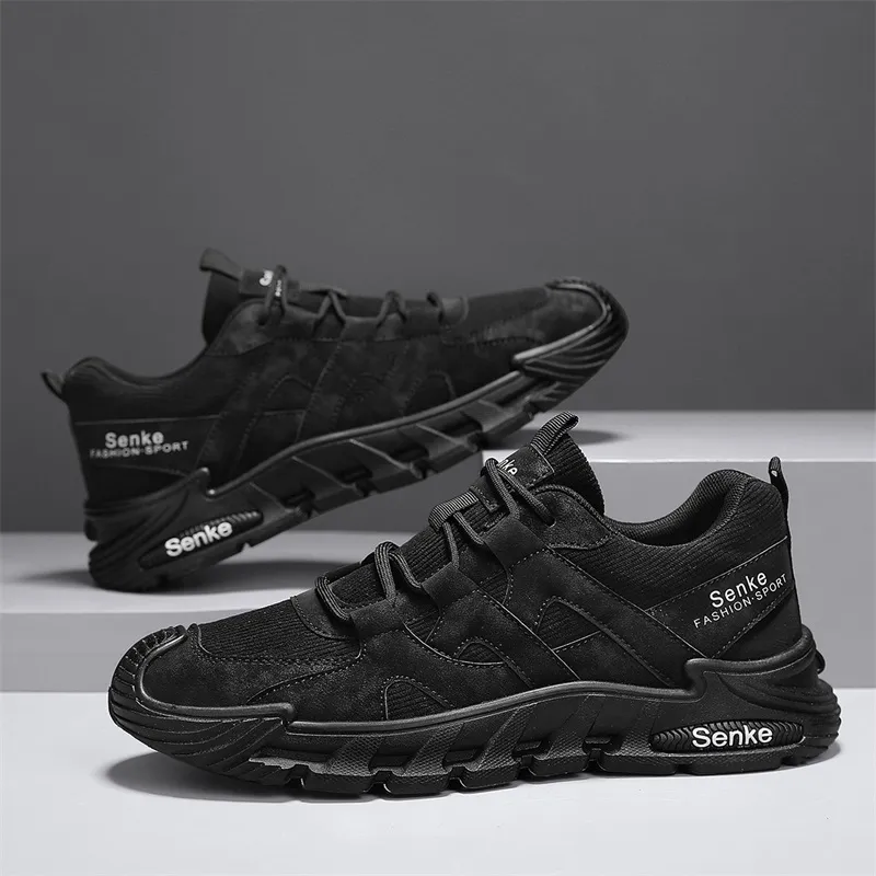 BINGO DUCK Slip Resistant Low Top Casual Shoes Men's-17
