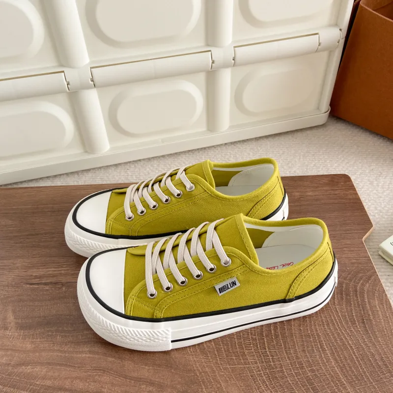 JimiXiong Breathable Low Top Canvas Shoes Women's-17