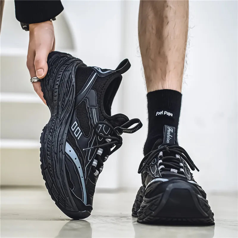 BINGO DUCK Coverage Breathable Low Top Chunky Sneakers Men's-9