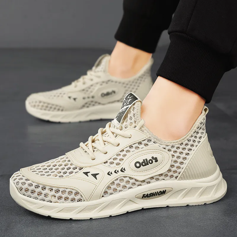 BINGO DUCK Slip Resistant Breathable Abrasion Resistant Low Top Casual Shoes Men's-7