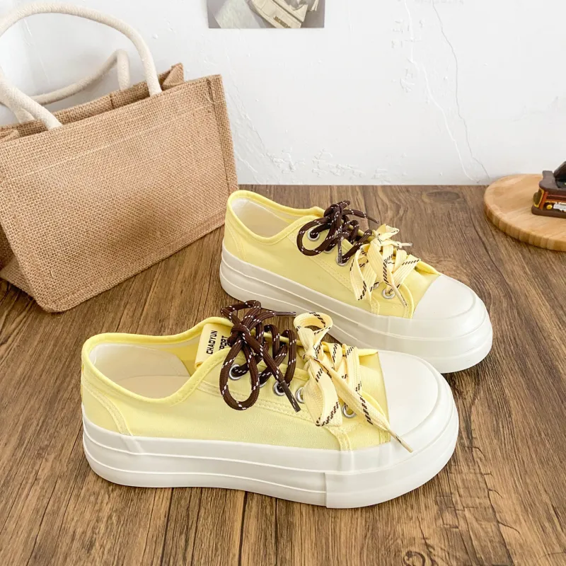 JimiXiong Slip Resistant, Abrasion Resistant, Breathable Low Top Canvas Shoes Women's-2