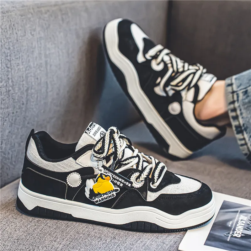 BINGO DUCK Coverage Low Top Skateboard Shoes Men's-9