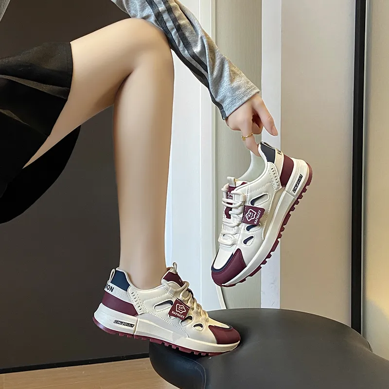 BINGO DUCK Breathable Coverage Low Top Casual Shoes Women's-5