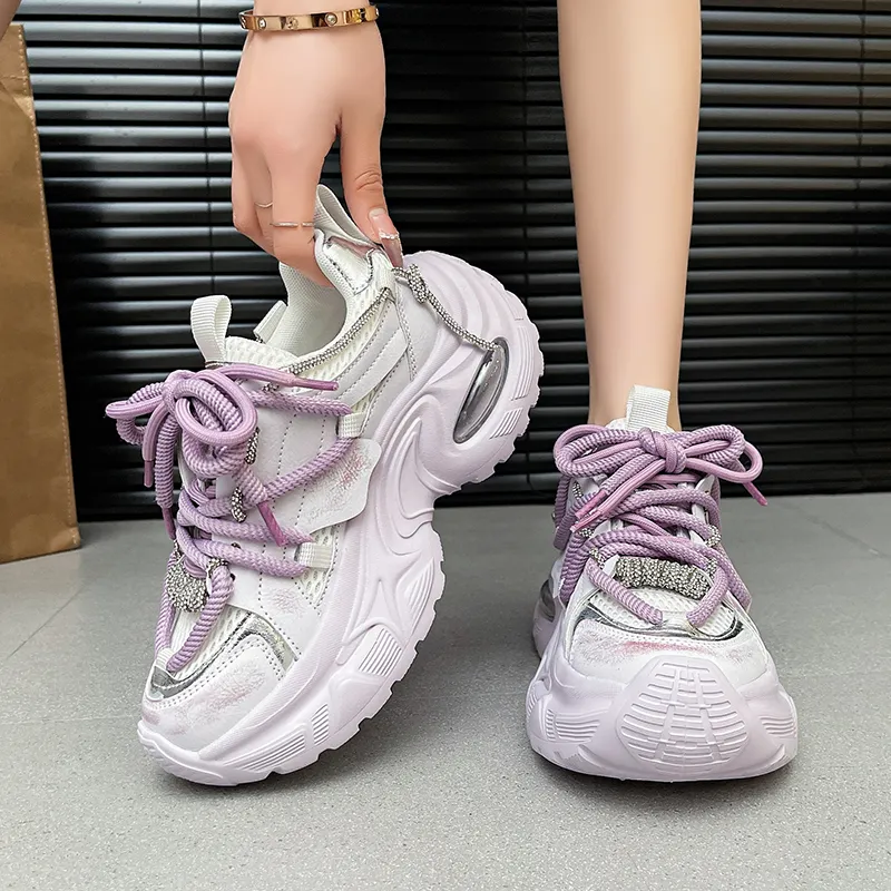 BINGO DUCK Chunky Sneakers Women's-12