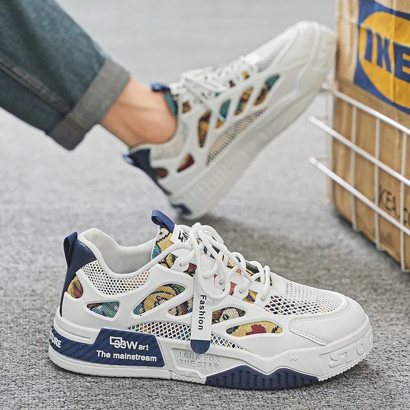 BINGO DUCK Slip Resistant, Abrasion Resistant, Breathable Low Top Casual Shoes Men's-3
