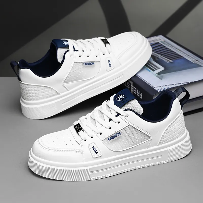 BINGO DUCK Slip Resistant And Breathable Low Top Skateboard Shoes Men's-1