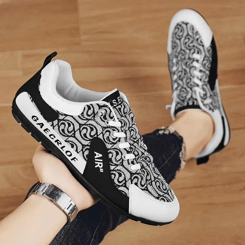 BINGO DUCK Slip Resistant Low Top Casual Shoes Men's-8