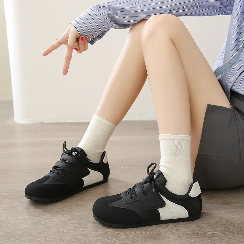 BINGO DUCK Shock Absorbers Slip Resistant Breathable Low Top Casual Shoes Women's-18