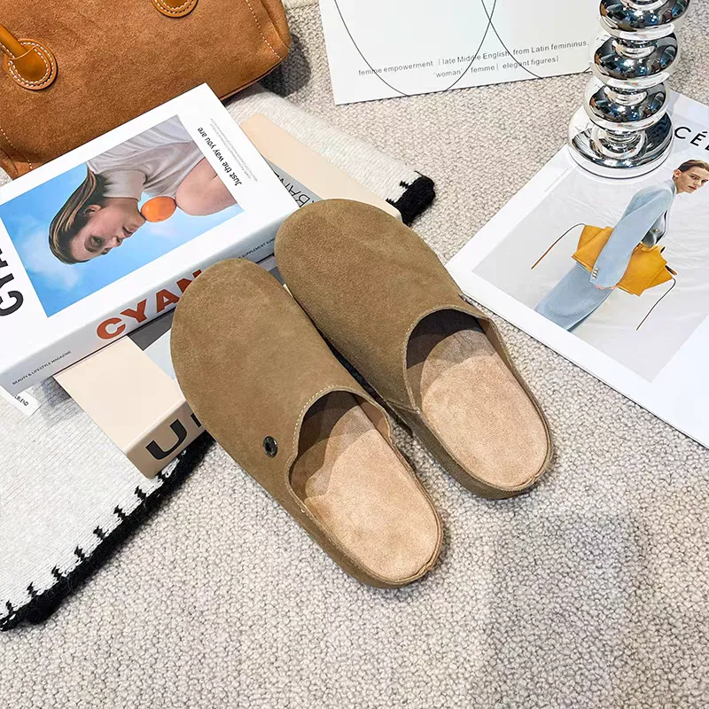 BINGO DUCK Abrasion Resistant Closed Toe Slippers Women's-3