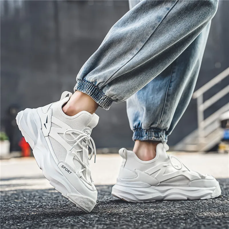 BINGO DUCK Coverage Mid Top Chunky Sneakers Men's-14