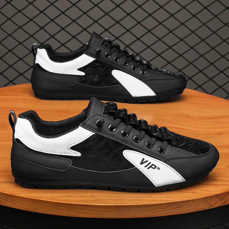 BINGO DUCK Shock Absorbers Slip Resistant Breathable Low Top Casual Shoes Men's-2