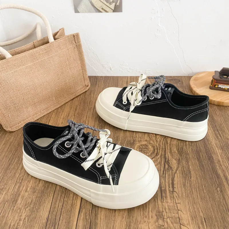 JimiXiong Slip Resistant, Abrasion Resistant, Breathable Low Top Canvas Shoes Women's-10