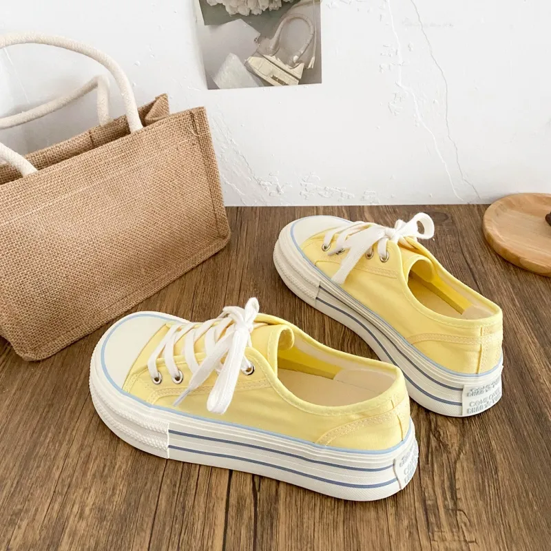 JimiXiong Low Top Canvas Shoes Women's-4