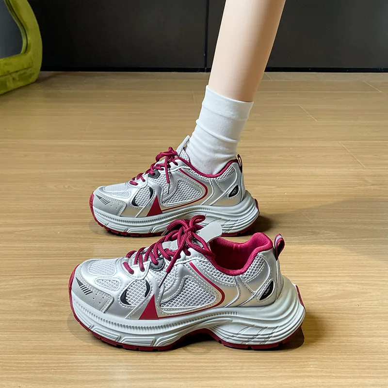BINGO DUCK Coverage Mid Top Chunky Sneakers Women's-6