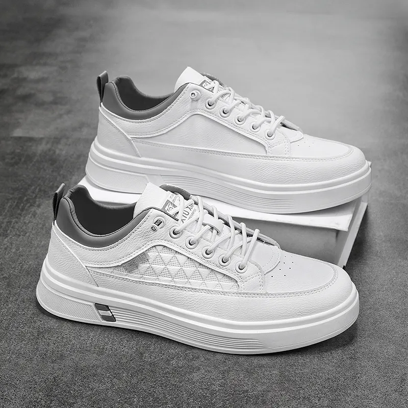 BINGO DUCK Slip Resistant Low Top Skateboard Shoes Men's-1