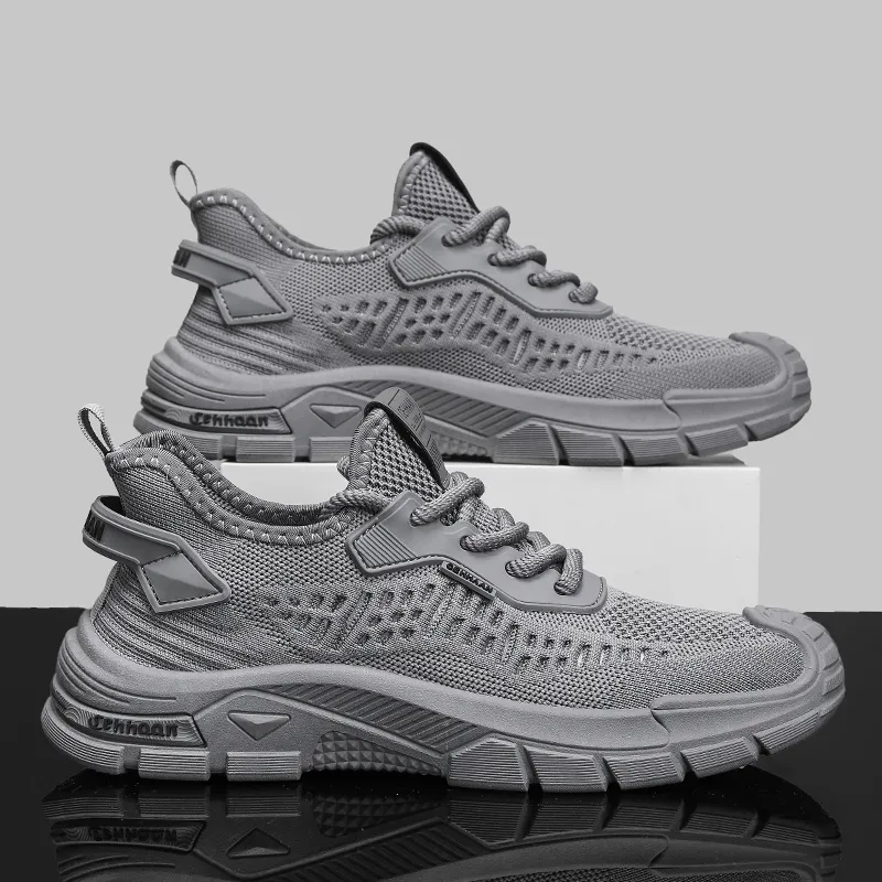 BINGO DUCK Slip Resistant And Breathable Low Top Casual Shoes Men's-3