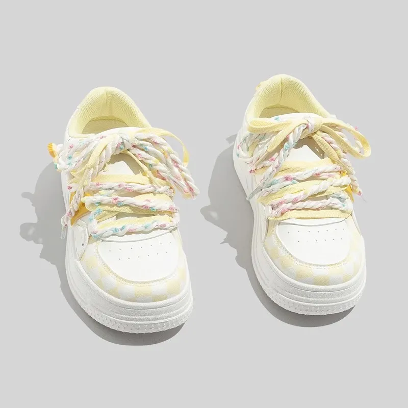 BINGO DUCK Slip Resistant And Breathable Low Top Skateboard Shoes Women's-8