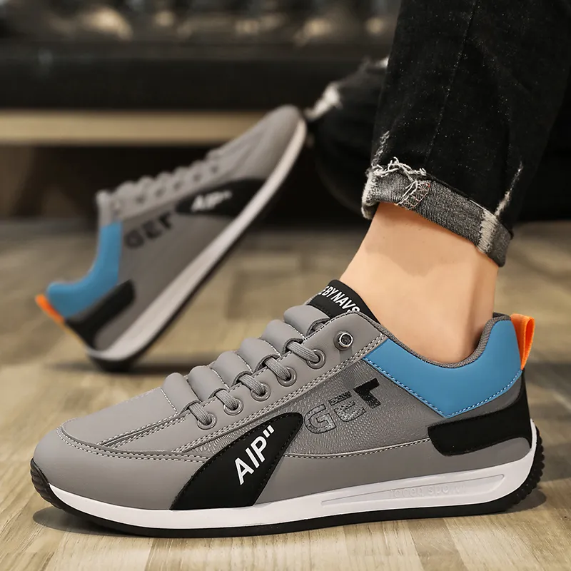 BINGO DUCK Slip Resistant Breathable Cushioning Low Top Casual Shoes Men's-11