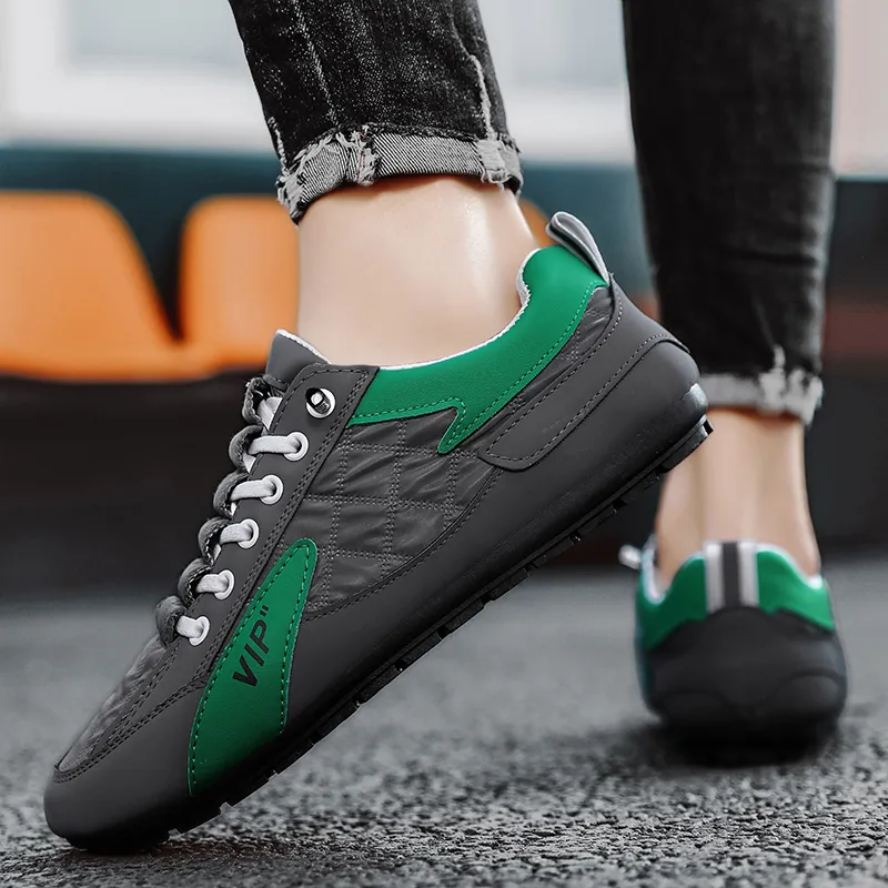 BINGO DUCK Shock Absorbers Slip Resistant Breathable Low Top Casual Shoes Men's-19