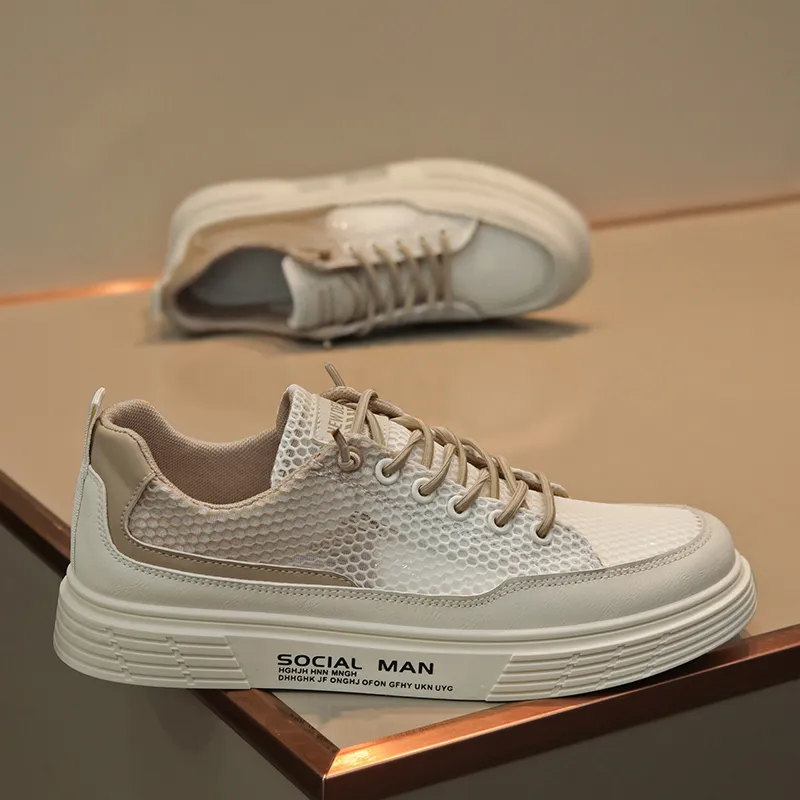 BINGO DUCK Slip Resistant Low Top Skateboard Shoes Men's-20