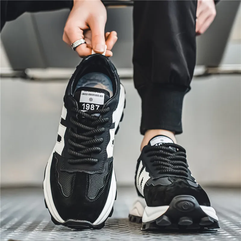 BINGO DUCK Coverage Mid Top Chunky Sneakers Men's-8