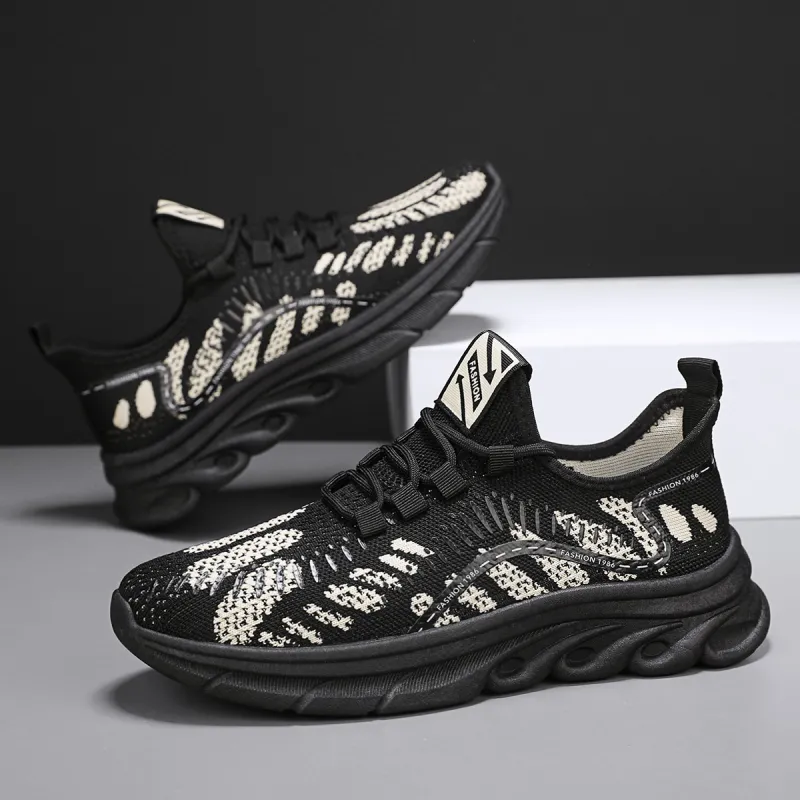 BINGO DUCK Coverage Breathable Low Top Chunky Sneakers Men's-12