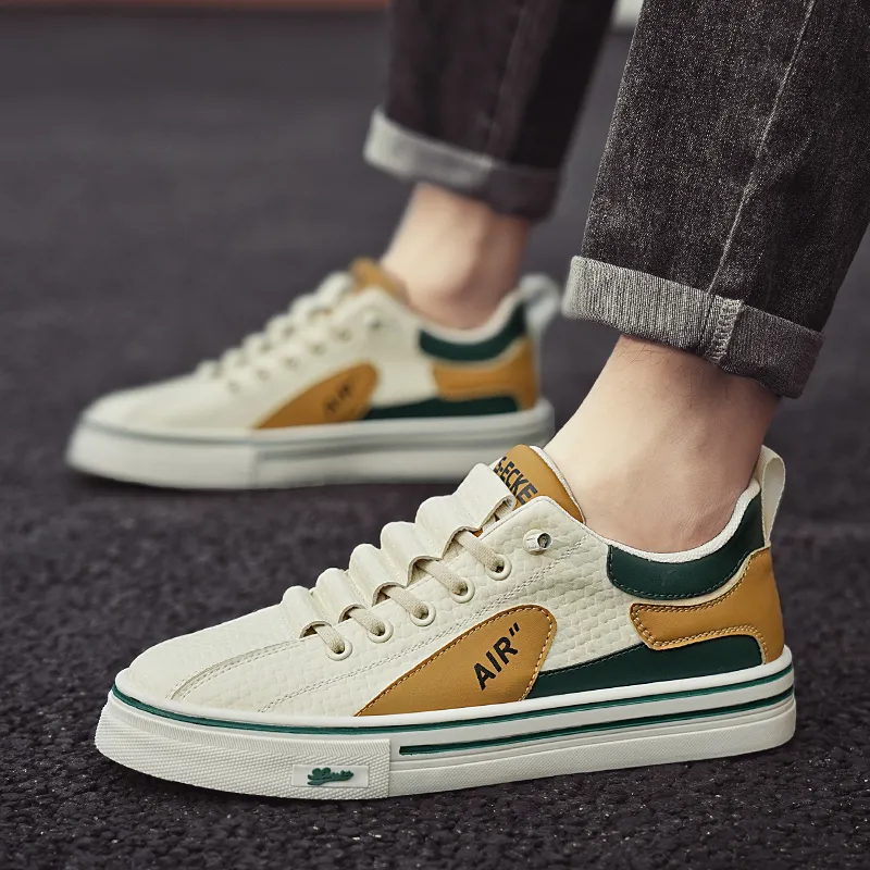 BINGO DUCK Lightweight Coverage Low Top Skateboard Shoes Men's-14