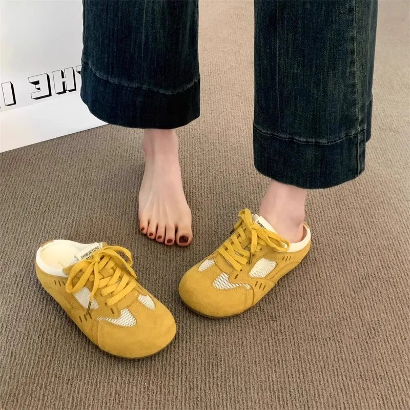 BINGO DUCK Abrasion Resistant Closed Toe Slippers Women's-4