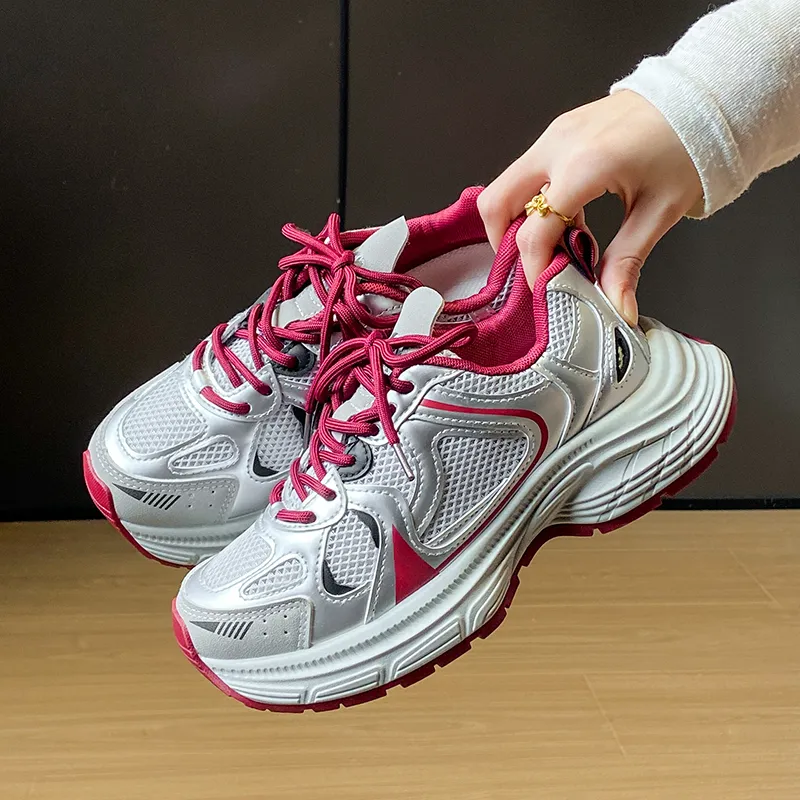 BINGO DUCK Coverage Mid Top Chunky Sneakers Women's-5