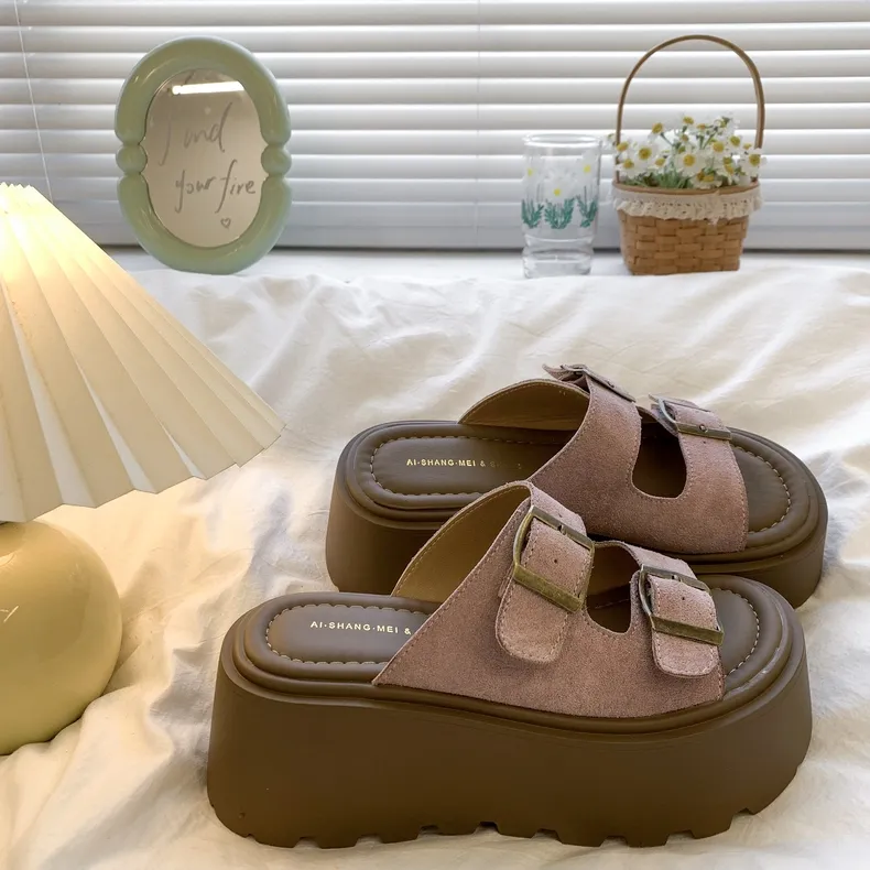 BINGO DUCK One Strap Sandals Women's-10